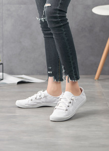 WK-003 Classic Latest White Black <strong>Blank</strong> Lace up Cheap <strong>Wholesale</strong> Custom logo <strong>Blank</strong> Casual Men Women <strong>Canvas</strong> <strong>Sneakers</strong> - Product Image 6
