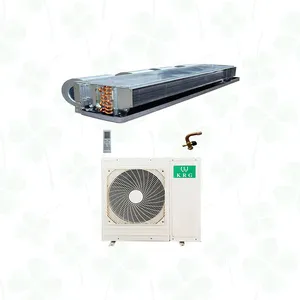 ar condicionado com duto dividido 48000btu 5P, aquecimento e resfriamento vrf, ar condicionado de teto com fluxo de ar poderoso