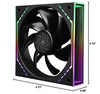 Nuevo ventilador para CPU Thermalright TL-M12 de 120 mm con ARGB, diseñado para ordenadores de sobremesa y PC para juegos