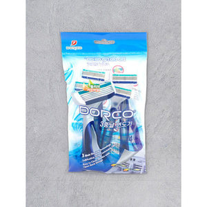 Dorcowin 4P Triple Blade Razor Premium Herramienta de afeitado para un aseo cercano y cómodo - Product Image 1