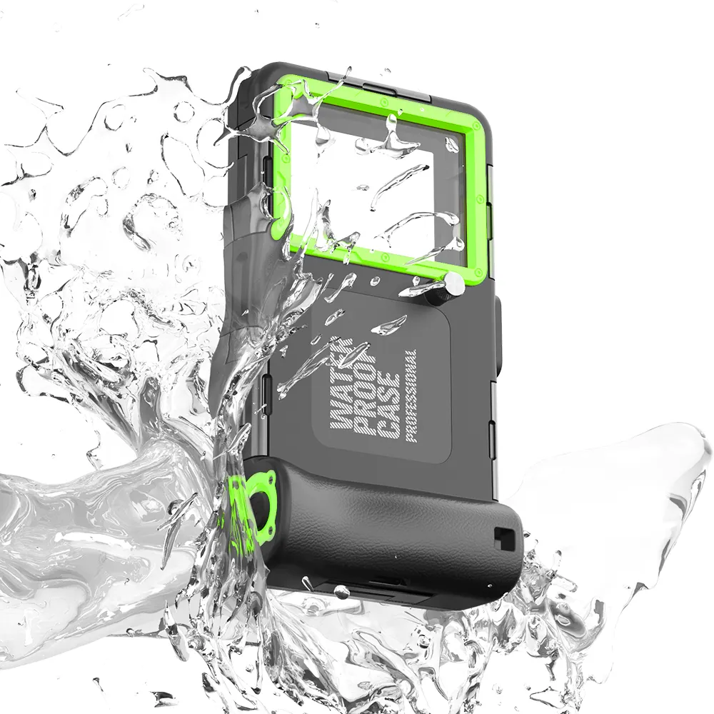 Shellbox cangkang ponsel selam tahan air universal, 15m berenang menyelam IP68 untuk iPhone15promax 14 SamsungS24