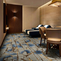 Tapis Axminster de luxe en mélange de laine et de nylon, sur mesure pour hôtel, antidérapant, ignifuge B1, tapis mur à mur pour couloir et salle de banquet
