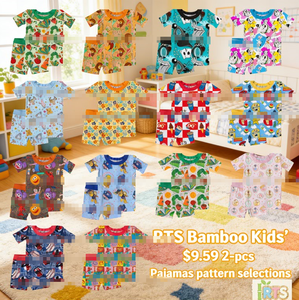 W224348 Sous-vêtements Confortables en Gros pour Garçons de 2 à 8 <span class=keywords><strong>Ans</strong></span>, Conception Extensible 4 Saisons pour Enfants, Pyjamas Personnalisés en Fibre de Bambou, Lot de 2 Pièces - Product Image 2