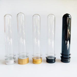 Grossistes Tubes à <span class=keywords><strong>essai</strong></span> en plastique Récipients transparents de stockage de bonbons 40ml en plastique avec bouchons à vis - Product Image 2