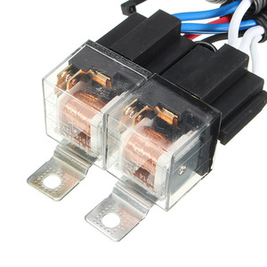 <b>H4</b> Wiring Harness 12V Relay Kit For Car Headlight Upgrade With PVC Insulation And Copper Wire - Product Image 2