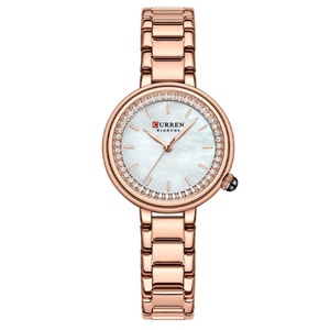 Reloj de Pulsera de Cuarzo con Correa de Acero Inoxidable, Diseño Minimalista, Deportivo, de Lujo, con Diamantes de Imitación, Estilo Informal, 9089, Novedades en Tendencia - Product Image 3