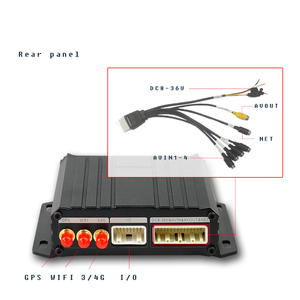 Xe buýt xe tải hệ thống giám sát với 4 kênh HD 720p AHD ip69 4 máy ảnh và màn hình cho xe tải 360 toàn cảnh lái xe ghi - Product Image 2