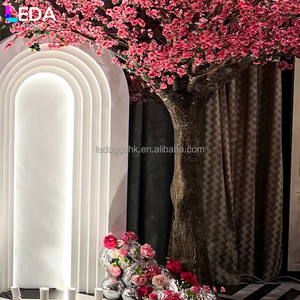 Arco Redondo Multicapa de Acrílico Blanco con Iluminación LED para Fondo de Fotos, Decoración para Bodas, Cumpleaños, Despedidas de Soltera - Product Image 6