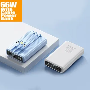 Power Bank penggunaan ponsel 20000 mAh ramping portabel powerbank pengisi daya bepergian catu daya seluler Power Bank untuk gantungan kunci iphone 15