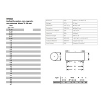 20W Audio Frecuencia Divisor Resistencia 0.1R ~ 47R 625AC Soportar Voltaje Componentes Electrónicos
