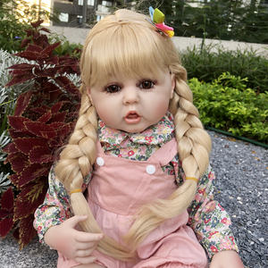Vente en gros Reborn Boneca 24 pouces Erin fait à la main réaliste mignon réaliste bébé Reborn poupées Silicone nouveau-né <span class=keywords><strong>Bebe</strong></span> - Product Image 3