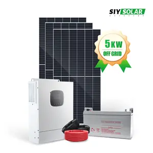 10 kw güneş paneli sistemi ızgara kiti 10kw 8kw 6kw 5000 Watt güneş paneli kiti 5kw 10000w kapalı ızgara güneş sistemi