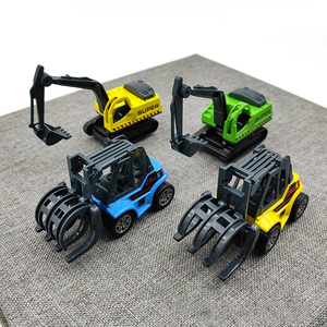 Nouveau 7.5cm enfants petit modèle de camion en alliage de recul jouet à Friction véhicule moulé sous pression pelle à saisir pour cadeaux promotionnels - Product Image 2