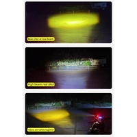 Cinq Modes Moto Projecteurs Avec Blue Devil Eyes ed Phare Conduite Lumières Travail lumière Brouillard Lampe Ampoule pour Voiture Camion