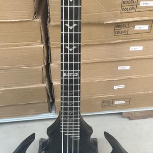 4s <span class=keywords><strong>Bass</strong></span> Bat Mahogany Body Electric <span class=keywords><strong>Bass</strong></span> Rosewood Fretboard כל חומרה שחורה 4 מיתרים גשר טרמולו מהיר מאט H-Pickup - Product Image 5