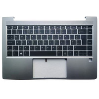 Coque de repose-poignets avec clavier à disposition US/UK/SP/LA/FR/BR/BE/RU avec trou pour carte SD pour HP Probook 440 G8 ZHAN 66 PRO 14 G4 HSN-Q27C-Q31 JL1