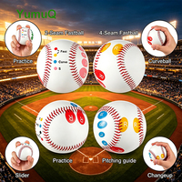 YumuQ 2 PCS Marqueurs de placement des doigts pour l'entraînement au lancer de baseball, équipement d'entraînement pour adolescents et débutants