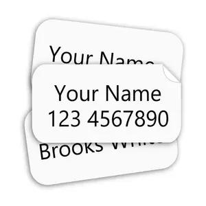 Self Adhesive Waterproof Name Labels Custom to go in Clothing or on Property No-Iron Clothing Labels