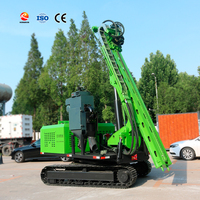 Pile driver hydraulique solaire à 360 degrés avec collecteur de poussière en option, équipement de forage photovoltaïque pour les zones désertiques et du Gobi