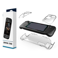 Coque de protection transparente anti-chute et anti-rayures pour console Steam Deck