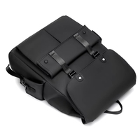Mochila de Viaje para Portátil de Negocios de PU de Alta Calidad, Gran Capacidad, Impermeable, Moderna, Casual, para Estudiantes