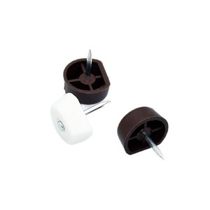 Support d'étagère en plastique Shengyuan avec vis, installation facile pour support de cloison de placard, blanc et marron - Product Image 4