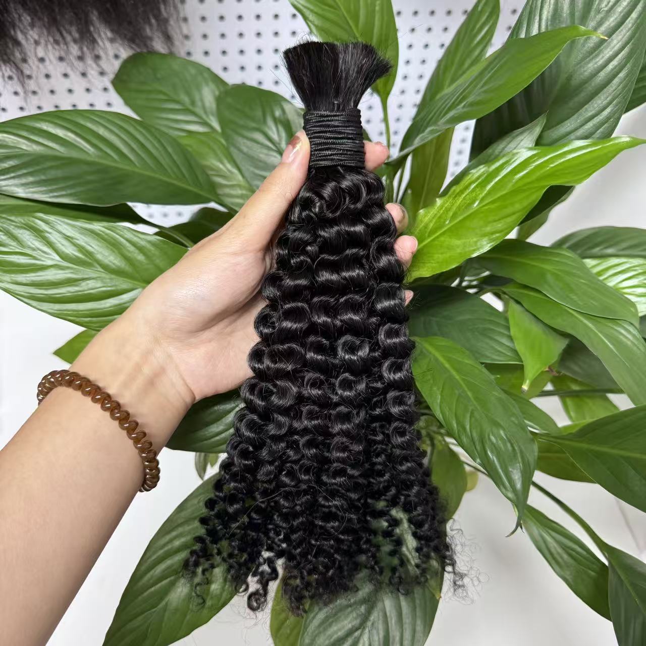 Vast Hair Workshop Craft Detail 3 for KAMA 100% Human Hair Extensions Curly Boho Braids Bulk Human Hair Bundles for Black Women