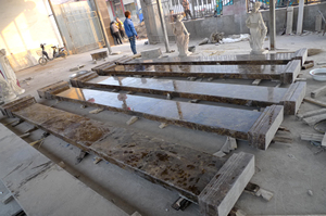 Tùy Chỉnh Rắn Đá Cẩm Thạch La Mã Trụ Cột Đá Cột Vuông Cao Đền Trụ Cột Với Cơ Sở Cho Bên Ngoài Kiến Trúc Trang Trí - Product Image 4