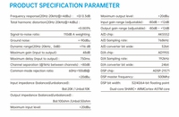 Système de gestion d'enceintes audio professionnel Paulkitson, 4 processeurs audio numériques DSP FIR intégrés, taux d'échantillonnage 192 kHz, boîtier métallique