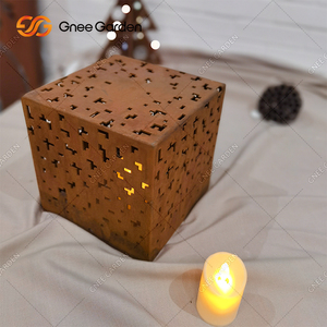 Al Aire Libre impermeable moderno césped luz Corten acero paisaje bolardo Luz - Product Image 1