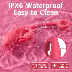 Vibrateur lapin, jouets sexuels pour femmes - Vibrateur interne, gode lapin, stimulateur clitoridien féminin avec 10 modes de vibration - Product Image 6