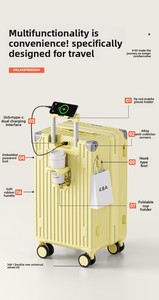 High-End Customizable Travel <strong>Suitcase</strong> Durable Hard Shell Aluminum Trolley Fashionable Premium Business Luggage <strong>Light</strong> <strong>Weight</strong> - Product Image 3