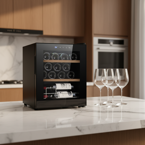 <span class=keywords><strong>Réfrigérateur</strong></span> <span class=keywords><strong>à</strong></span> <span class=keywords><strong>vin</strong></span> 48L pour 15 bouteilles, mini <span class=keywords><strong>cave</strong></span> <span class=keywords><strong>à</strong></span> <span class=keywords><strong>vin</strong></span> <span class=keywords><strong>avec</strong></span> thermostat réglable, <span class=keywords><strong>cave</strong></span> <span class=keywords><strong>à</strong></span> <span class=keywords><strong>vin</strong></span> domestique - Product Image 4