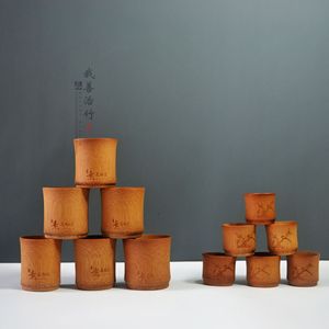 Bamboo Cups <b>Teacups</b> Wine Cups Slim Waist Heat Resistant Custom Made For Beverage Packaging Beer Kegs - Product Image 2