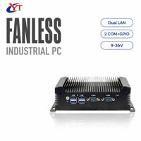Computadora Industrial Integrada Sin Ventilador YCT, Intel N100, 16GB DDR4, 4x USB 3.0, 2 COM, Bloque de Terminales GPIO, WiFi, Montaje en Pared