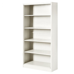 Armoire de classement moderne en acier à 4 étagères, vente en gros pour bureau à domicile, cuisine, salle de sport, hôtel, hôpital, supermarché, appartement - Product Image 4