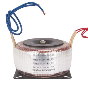 Biến Áp Điện hình vòng 500W; biến áp biến tần; biến áp chỉnh lưu; 220V đến 24V/48V/110/380V 50-60Hz 500W 500VA - Product Image 1