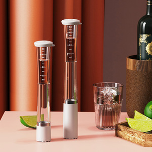 Ice Crusher With Engraving Cup Stainless Steel Manual Fruit Crusher For Cocktails Easy Operation Short And Long Style - Product Image 1