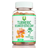 Gummies à haute puissance anti-inflammatoires au curcuma et à la cannelle pour améliorer l'immunité – Gummies gingembre et curcuma