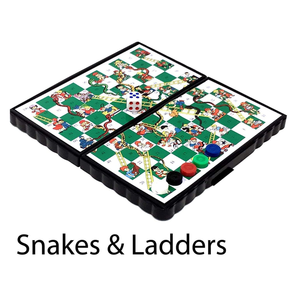 Set da tavolo Multi <span class=keywords><strong>gioco</strong></span> da viaggio con serpenti e scale e <span class=keywords><strong>dama</strong></span> di scacchi Ludo per divertimento in movimento - Product Image 3
