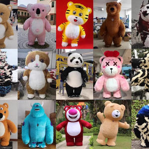 Disfraces Inflables <span class=keywords><strong>de</strong></span> <span class=keywords><strong>Panda</strong></span> Gigante, Papá Noel, <span class=keywords><strong>Oso</strong></span> Polar, Muñeco <span class=keywords><strong>de</strong></span> Peluche para Adultos, Trajes Festivos <span class=keywords><strong>de</strong></span> Carnaval, Regalos Promocionales, 2/2.6/3m - Product Image 2