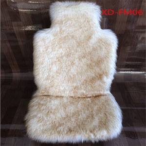 Housses de siège de voiture à cheveux longs en peau de mouton en fausse fourrure coussins de siège de voiture en fourrure synthétique - Product Image 3