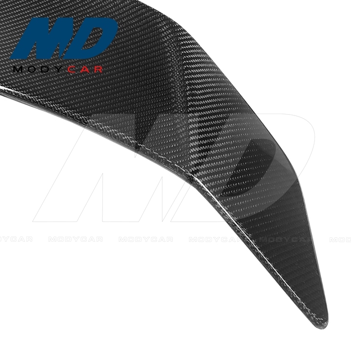 Spoiler Posteriore Per Mercedes CLA 200-250 2013-2018 - Look Carbon Fiber In ABS, Adesivo Biadesivo, Per Tuning E Stabilità