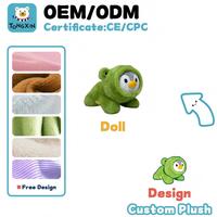 Marionnette de main pingouin au design moderne, très vendue, marionnette de main poisson en peluche personnalisée, marionnette de main animal populaire, petite, CPC CE OEM