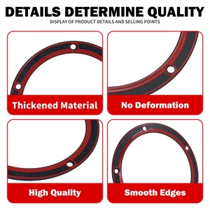 Anello guarnizione per coperchio Derby moto adatto per Harley Twin Cam Touring Dyna <span class=keywords><strong>Softail</strong></span> 1999-2016 - Product Image 5