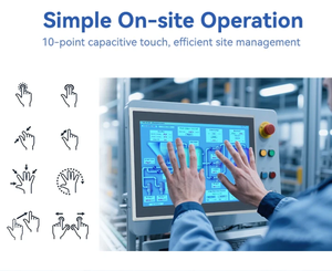 Industrial touch monitor 15.6 21.5 inch inch Touch <b>Screen</b> IP65 waterproof TouchScreen Wall Mount Industrial Panel pc Display - Product Image 2