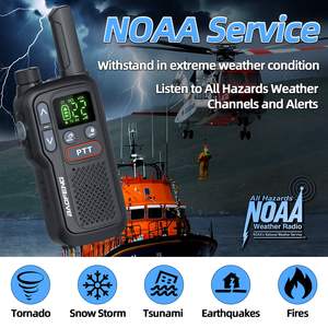 <span class=keywords><strong>Talkie</strong></span>-<span class=keywords><strong>walkie</strong></span> <span class=keywords><strong>Baofeng</strong></span> T18 2W <span class=keywords><strong>PMR446</strong></span> FRS avec CE FCC Rohs NOAA Émetteur-récepteur radio FM météo pour randonnée Camping - Product Image 5