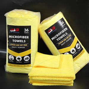 Combo Relampago Waffle 300gsm Secado Inmediato Hi-<span class=keywords><strong>Lo</strong></span> pila 350GSM parafulmine per lavaggio 36 confezione per lucidare l'asciugamano - Product Image 1