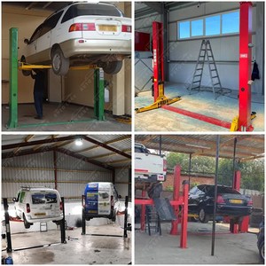 CE disetujui 4000kg 5000kg 8800 10000 LBS pengangkat kendaraan hidrolik listrik pelat lantai mobil lift 2 kolom dua Angkat Mobil - Product Image 5