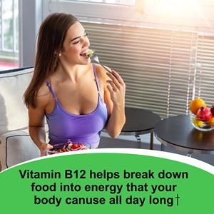 Cápsulas de Vitamina B12 Más Vendidas, Contienen Folato con Vitamina B12, Favorecen el Bienestar General, Cápsulas de Vitamina B12 - Product Image 4